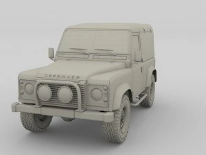 1985 land rover defender 90 3D Model
