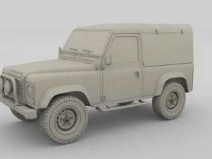 1985 land rover defender 90 3D Model
