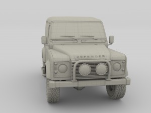 1985 land rover defender 90 3D मॉडल