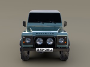 1985 land rover defender 90 3D मॉडल