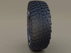 offroad bf goodrich wheel 3D Model