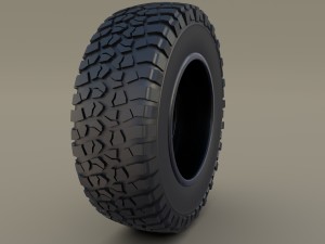 offroad bf goodrich wheel 3D Модель