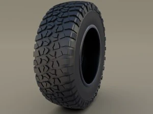 offroad bf goodrich wheel 3D Model