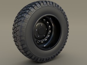 offroad bf goodrich wheel 3D Модель