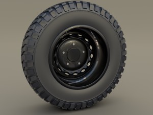 offroad bf goodrich wheel 3D Модель