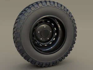 offroad bf goodrich wheel 3D Model