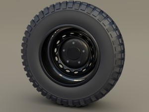 offroad bf goodrich wheel 3D Модель