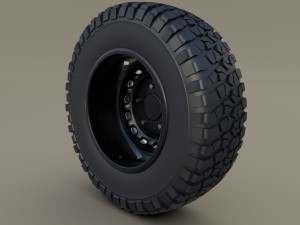 offroad bf goodrich wheel 3D Модель