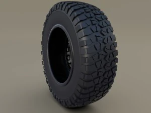 offroad bf goodrich wheel 3D Model