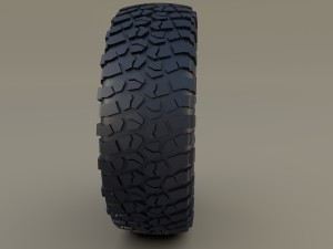 offroad bf goodrich wheel 3D Модель