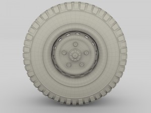 offroad bf goodrich wheel 3D Модель