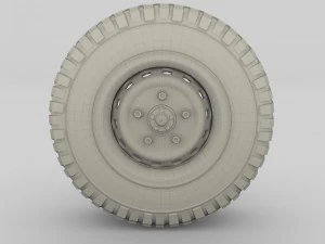 offroad bf goodrich wheel 3D Model