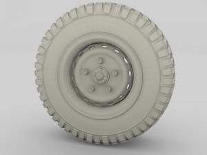 offroad bf goodrich wheel 3D Модель