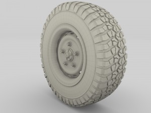 offroad bf goodrich wheel 3D Модель
