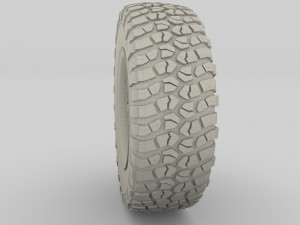 offroad bf goodrich wheel 3D Модель