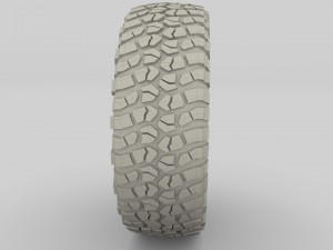 offroad bf goodrich wheel 3D Модель