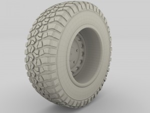 offroad bf goodrich wheel 3D Модель