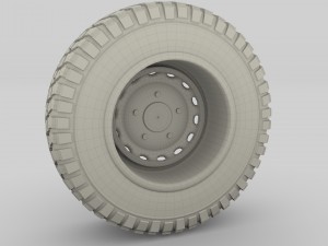 offroad bf goodrich wheel 3D Модель