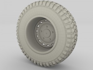 offroad bf goodrich wheel 3D Модель