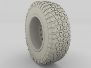 offroad bf goodrich wheel 3D Модель