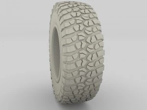 offroad bf goodrich wheel 3D Model