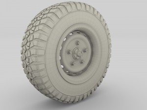 offroad bf goodrich wheel 3D Модель