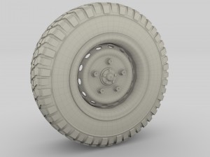 offroad bf goodrich wheel 3D Модель