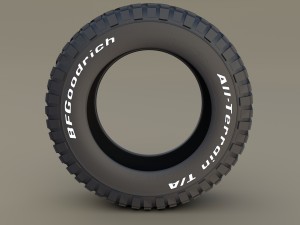 bf goodrich tire 3D Model