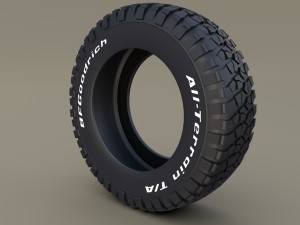 bf goodrich tire 3D Модель