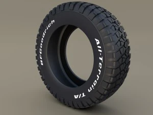 bf goodrich tire 3D Model