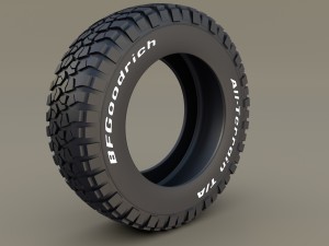 bf goodrich tire 3D Модель