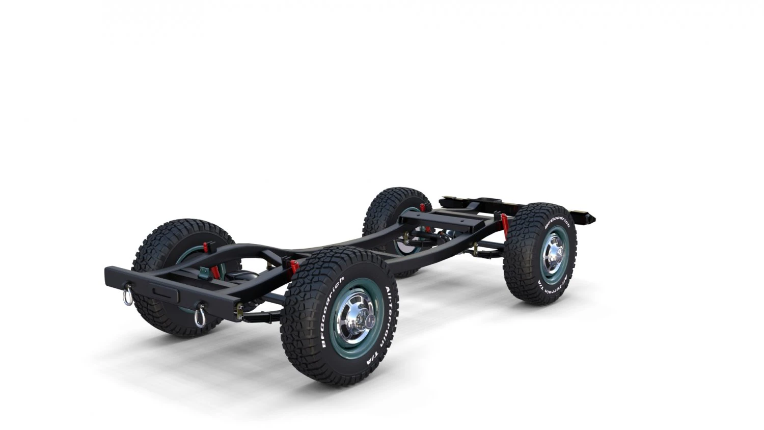 offroad vehicle chassis 3D Model .c4d .max .obj .3ds .fbx .stl .blend 