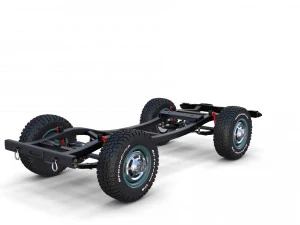 ऑफरोड वाहन चेसिस 3D मॉडल