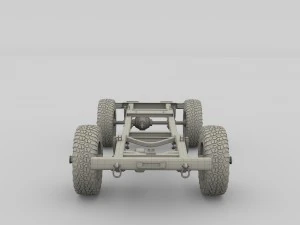 offroad vehicle chassis 3D Model