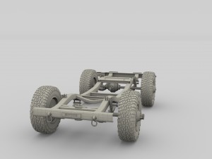 offroad vehicle chassis Model 3D
