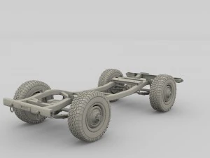 offroad vehicle chassis 3D Model