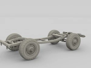 offroad vehicle chassis 3D Model