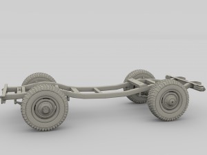 offroad vehicle chassis Model 3D