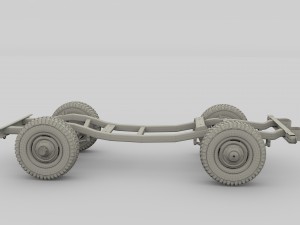 offroad vehicle chassis Model 3D