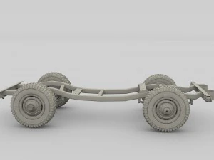 offroad vehicle chassis 3D Model