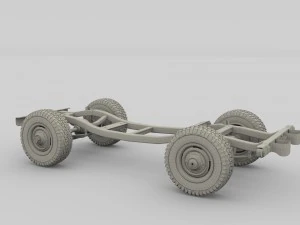 offroad vehicle chassis 3D Model