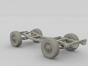 offroad vehicle chassis 3D Model