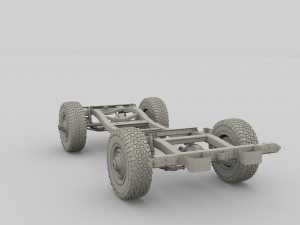 offroad vehicle chassis Model 3D