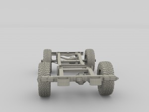 offroad vehicle chassis Model 3D