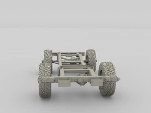 offroad vehicle chassis 3D Model