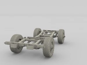 offroad vehicle chassis 3D Model