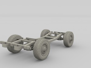 offroad vehicle chassis Model 3D