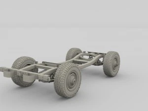 offroad vehicle chassis 3D Model