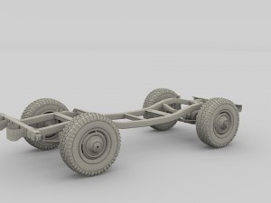 offroad vehicle chassis Model 3D