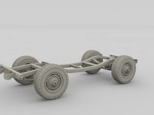 offroad vehicle chassis 3D Model